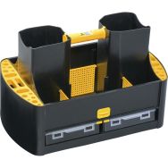 Lot de 2 Caisse à outils McPlus Workman 19/62 noire et jaune