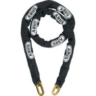 Lot de 2 Chaine Seule-Maillon Carre 10mm x 170cm-Gaine Noir - Abus
