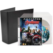 Lot de 2 Classeur de 50 pochettes DVD doubles