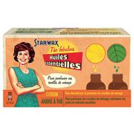 Lot de 2 Coffret de 2 huiles parfum citron et tea tree