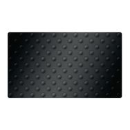 Lot de 2 Dalles podotactile intérieure/extérieure caoutchouc 1.2 420x800 mm noir