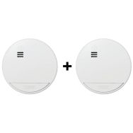 Lot de 2 Détecteur de fumée - batterie lithium - Lot de 2