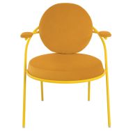 Lot de 2 Fauteuils Sat assise simili-cuir Meet By Paperflow