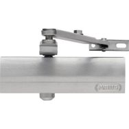 Lot de 2 Ferme porte 45 à 85kg maximum - Aluminium - Abus
