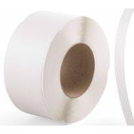 Lot de 2 Feuillard polypropylène blanc Ø 406 mm force 180 kg