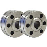 Lot de 2 Galet de type B pour fil en aluminium 1,2