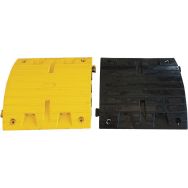 Lot de 2 Lot 2 éléments pour ralentisseurs poids lourds - Noir et Jaune - Viso