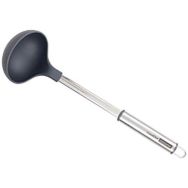 Lot de 2 Louche de cuisine en inox et nylon avec anti adhérant