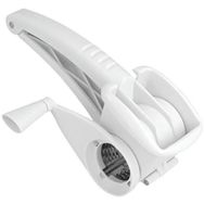 Lot de 2 Moulin râpe fromage manuel plastique et inox