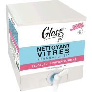 Lot de 2 Nettoyant gel pour vitres de 10 l