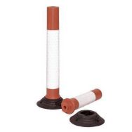 Lot de 2 Paire de poteaux de circulation de 750 mm de haut