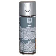 Lot de 2 Peinture bombe apprêt riche en zinc gris mat de 400 ml
