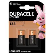 Lot de 2 Pilesithium haute puissance Duracell 123 3 V