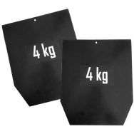 Lot de 2 plaques acier pour gilet pro 4 kg Sveltus