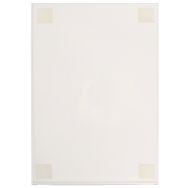 Lot de 2 Pochette d'affichage transparente semi-rigide A4 Portrait