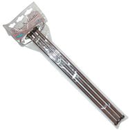 Lot de 2 Porte serviette mobile chromé avec 3 barres fixe