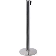 Lot de 2 Poteau aluminium à sangle noire 2,7m