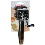 Lot de 2 Râpe à fromage manuelle inox avec levier à poignet plastique