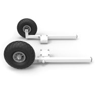 Lot de 2 Roues escamotable pour but transportable lesté