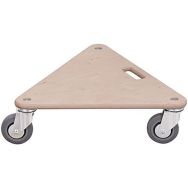 Lot de 2 Surface de chargement Triple-Dog avec roulettes pivotantes à bandage