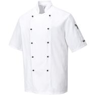 Lot de 2 Veste cuisine Kent T : S Noir