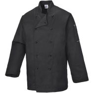 Lot de 2 Veste de cuisine Somerset T : M Noir
