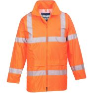 Lot de 2 Veste de pluie Hi-Vis T : L  Orange
