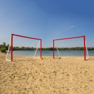 Lot de 2 buts Sandball Gonflables Dimensions: 3 x 2 m
