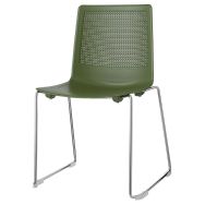 Lot de 2 chaises PERFY pied traîneau GGI