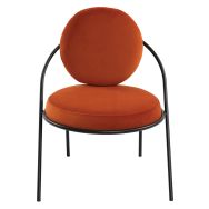 Lot de 2 chauffeuses Sat assise velours Meet By Paperflow
