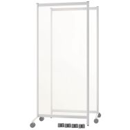 Lot de 2 cloisons de protection mobiles H.170 cm