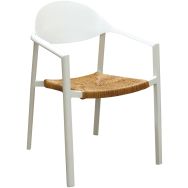 Lot de 2 fauteuils BAGE wicker/alu - Proloisirs