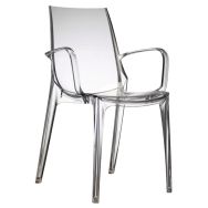 Lot de 2 fauteuils Vanity non feu - transparent