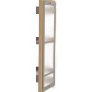 Lot de 2 joues habillage verre dépoli pour rayonnage Ellipse - Manutan Expert