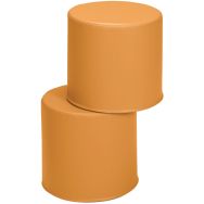Lot de 2 poufs ronds Diabolo Junior - Manutan Expert