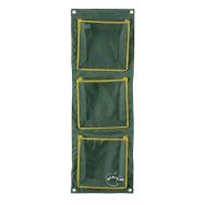 Lot de 2 rangements muraux 3 poches vert jaune