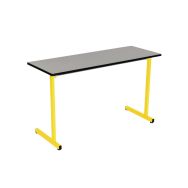 Lot de 2 tables Rubi chants surmoulés - Mobidecor