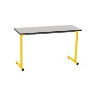 Lot de 2 tables fixes Nila II chants surmoulés - Mobidecor