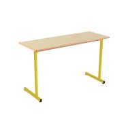 Lot de 2 tables fixes Rubi chants alaisés - Mobidecor