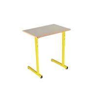Lot de 2 tables réglables Rubi Chants alaisés - Mobidecor
