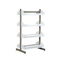 Lot de 2 tablettes droites supplémentaires pour rayonnage Zédia