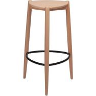 Lot de 2 tabourets Luck hêtre massif