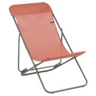 Lot de 2 transats Helio acier largeur 56 cm brique Lafuma