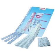 Lot de 300 Bande de classement REGUfix, autocollant