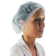 Lot de 300 Charlotte jetable blanche PP 10 g/m² en carton distributeur