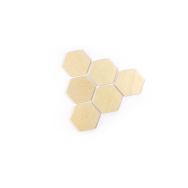 Lot de 30 formes hexagonales bois