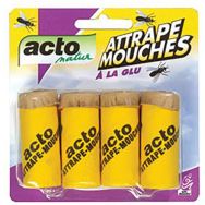 Lot de 32 Attrape mouche à la glue blister de 4 tubes