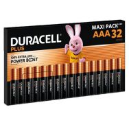 Lot de 32 Pile alcaline AAA Plus Maxi Pack - Lot de 32 - Duracell