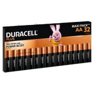 Lot de 32 Pile alcaline AA Plus Maxi Pack - Lot de 32 - Duracell