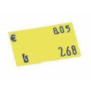Lot de 36 1200 étiquette Tovel compact Jaune